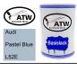 Preview: Audi, Pastel Blue, L52E: 500ml Lackdose, von ATW Autoteile West.